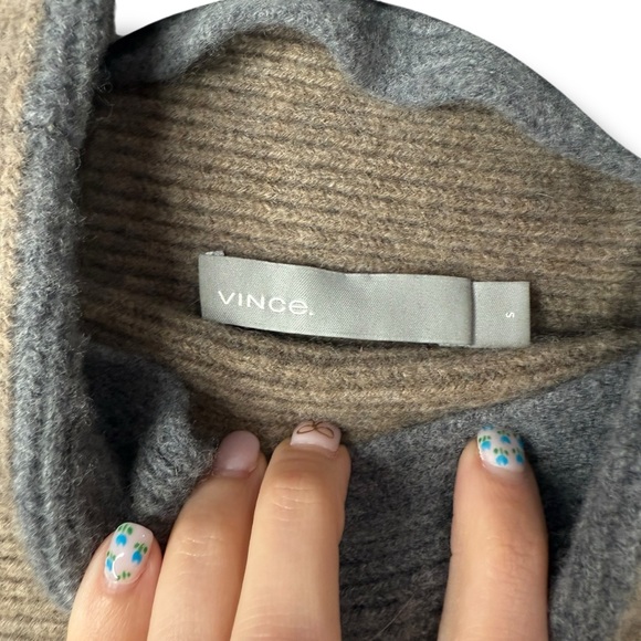 Vince Brown Turtleneck Sweater - Picture 3 of 5